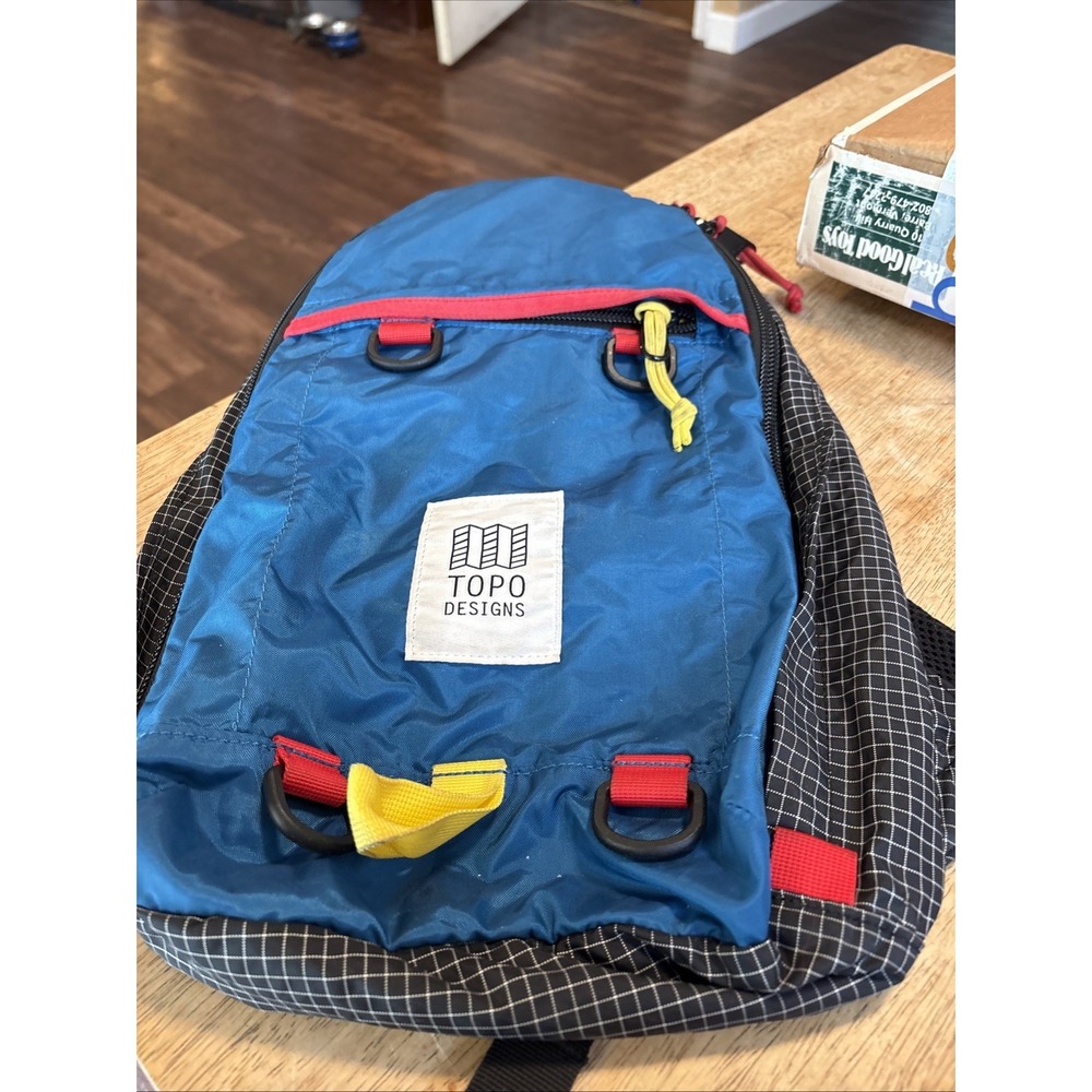 Topo Designs Light Pack Backpack Royal Blue Black Yellow